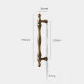 Brass Wardrobe Handles Chinese Style Brass Furniture Wooden Door Bar Cabinet Pulls Drawer Knobs Brass Kitchen Hardware