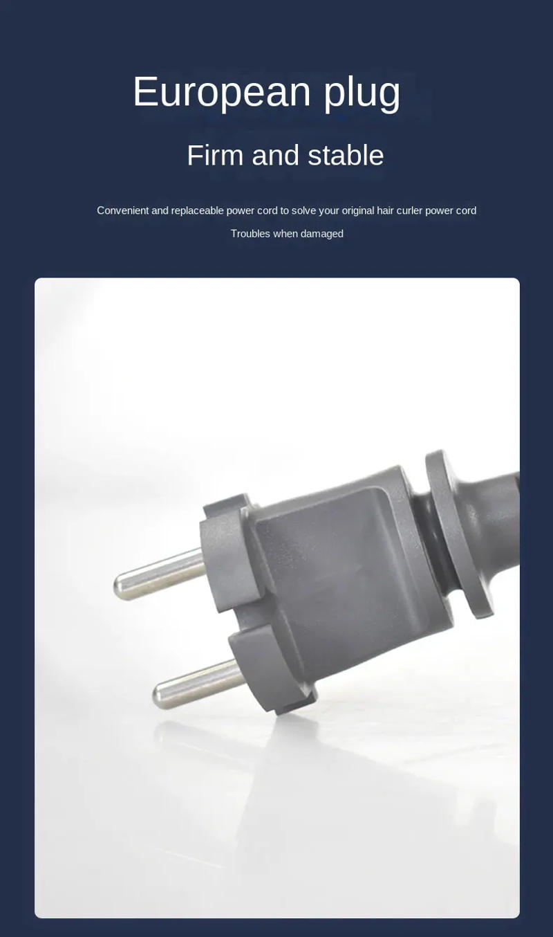 Description Picture 6 of itemReplacement Power Cord for Airwrap Hair Styler HS01 HS05 Curling Iron - UK and European Standard Upgrade Accessory