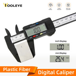 Electronic Caliper Digital Pachometer Plastic Big Screen Thickness Gauge Woodworking Tool Measuring Instruments Vernier Calipers