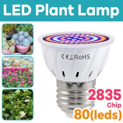 LED Plant Grow Light Bulb E27 Full Spectrum GU10 Hydroponic B22 Seeding Cultivation Lamp MR16 Succulent E14 Growth Lighting 220V