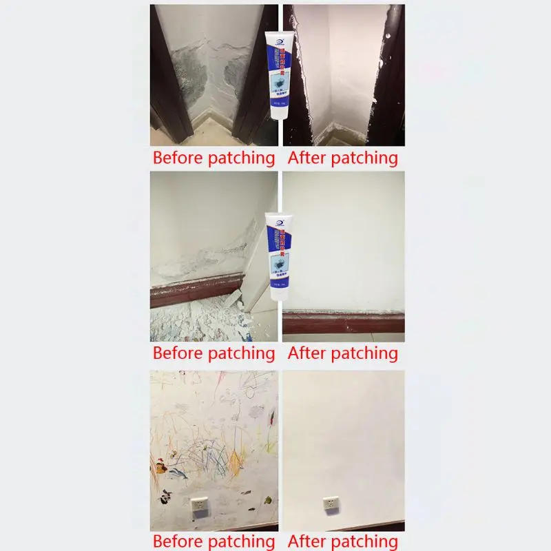 Description Picture 3 of itemY1UB Universal Wall Patch Ointment Grouts Sealant for Walls Peeling for Gap Rep Cream Building Tool 250g