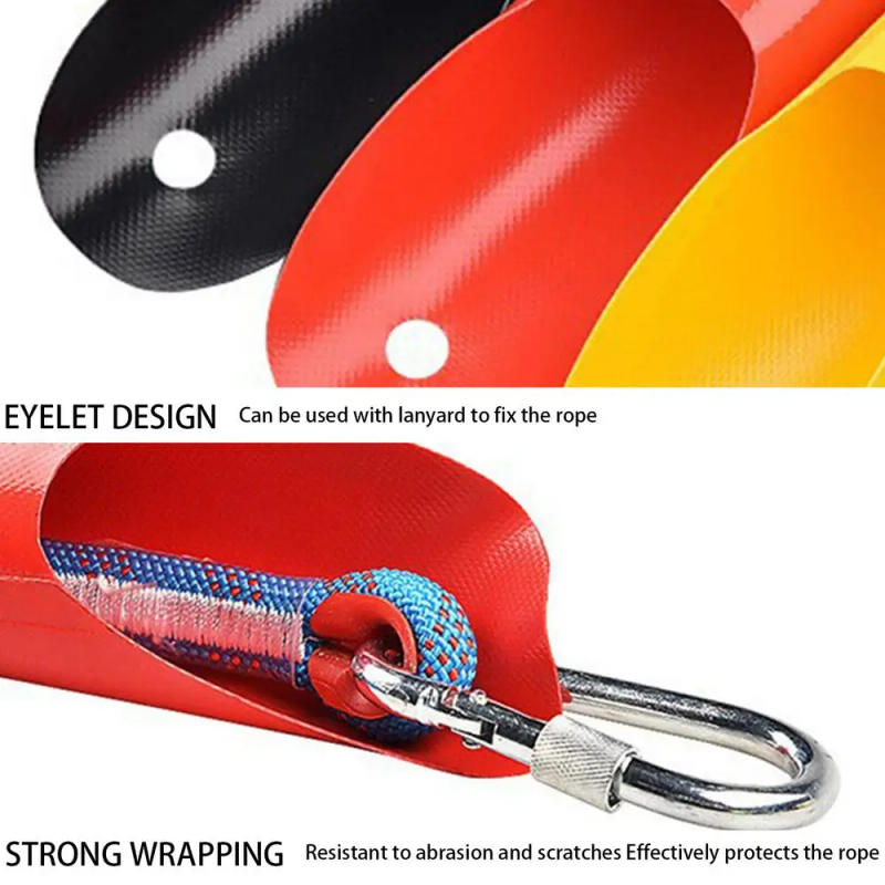 Description Picture 6 of itemRock Climbing Rope Protector PVC Wear Rope Guard 4X Portable Anti-Wear PVC Rope Protector Sleeve for Outdoor Climbing
