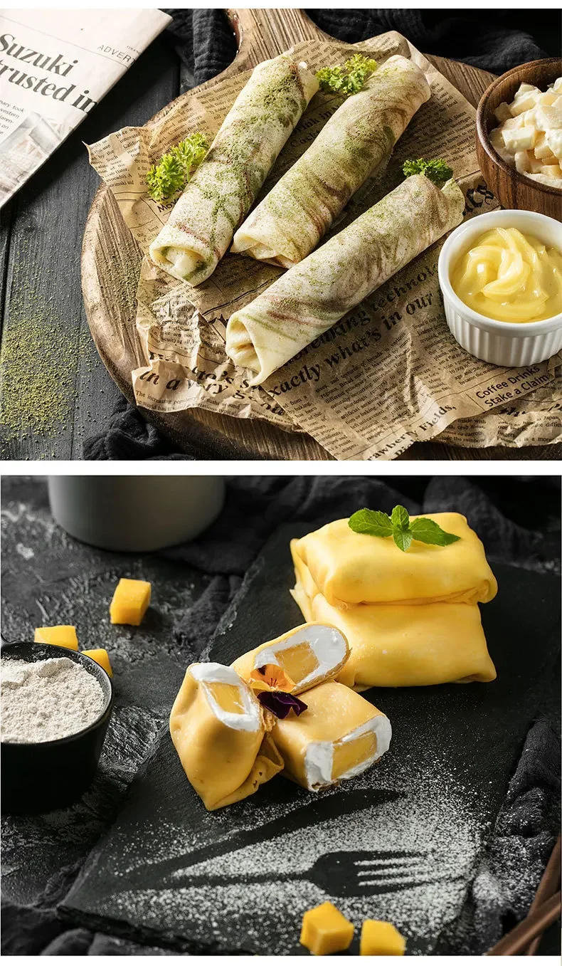 Description Picture 6 of itemHouselin Electric Crepe Maker Non-Stick Cooking Surface, Automatic Temperature Control for 7.5" Crepes and Tortillas