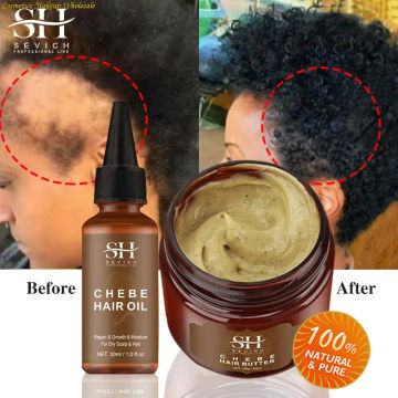 2pcs/set Fast Hair Growth Set Traction Alopecia Chebe Hair Mask Anti Hair Break Hair Growth Oil Hair Loss Treatment Hair Care