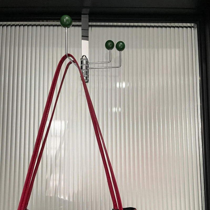 Description Picture 5 of itemHome Door Back Hook Wall Hanging Rotatable Clothes Towel Hanger Bathroom Space Saving Hook Home Kitchen No Punch Organizer Tools