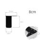 black 8cm