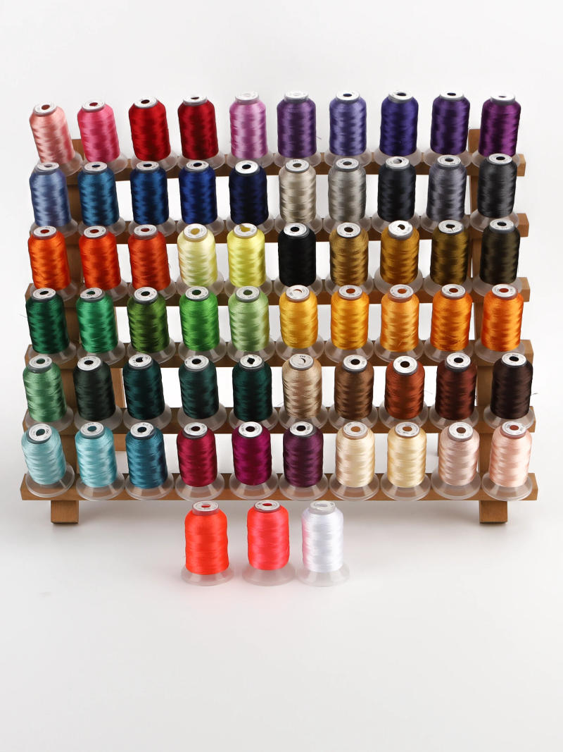 Description Picture 2 of item4/5 Brother Colors Set Premium Polyester Embroidery Thread 500 Meters Each Spool For Brother Babylock Janome Singer Home Machine