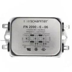 FN2090-6-06, Schaffner, 1 Phase Chassis Mount Filter 250VAC, 6A,