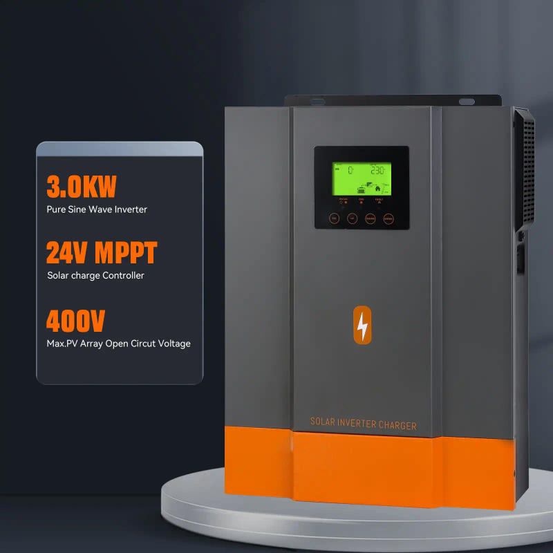 Description Picture 6 of itemEU Stock 3KW 4.5KW 6.5KW 4.2KW 6.2KW 10KW 24V 48V 230Vac MPPT Charge Solar Power Hybrid Inverter Local Fast Delivery Fit Lifepo4