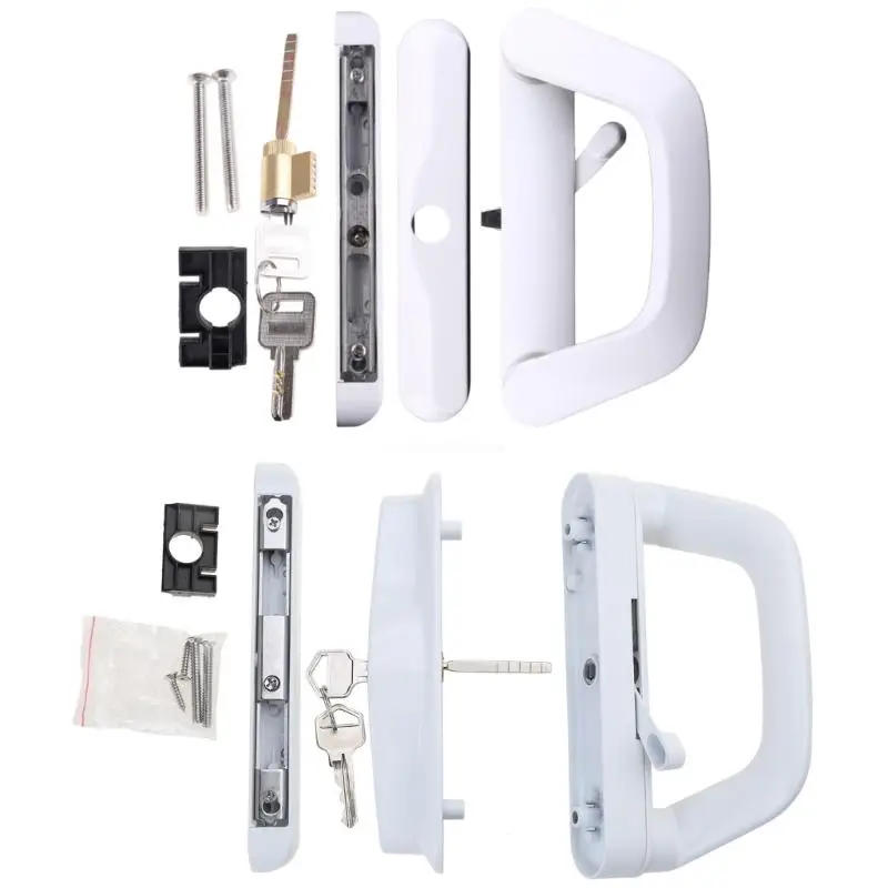 Description Picture 2 of itemProfessional Sliding Door Handle for Kitchen/Balcony Door Handle Set Zinc Alloy Dropship