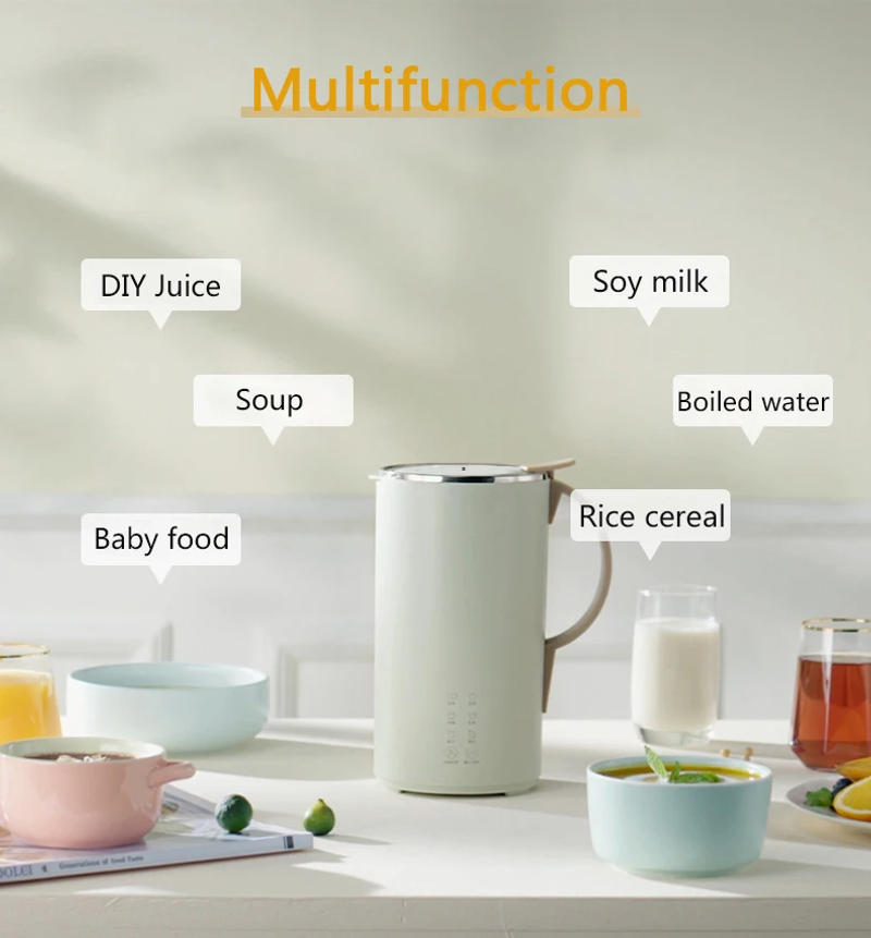 Description Picture 3 of item600ML Soymilk Machine Soy Milk Maker Electric Juicer Mixer Vegetable Extractor Food Blender Filter Free Soup Pot Tea Maker 220V