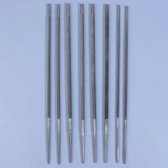Round Chainsaw Files For Hand Manual Tools Filing Kit High Carbon Steel Woodworking Tools
