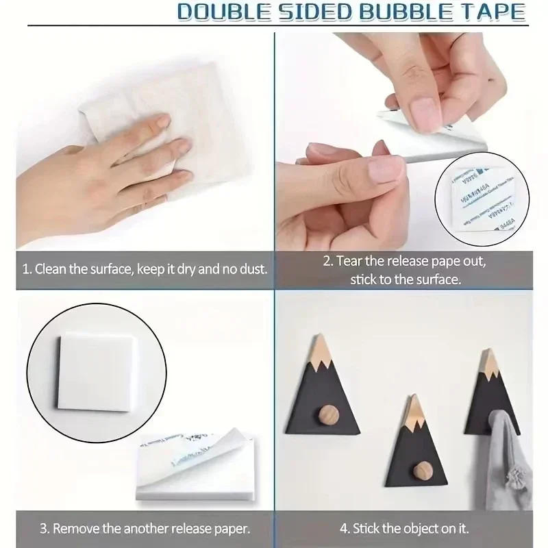 Description Picture 5 of itemStrong VHB Double Sided Foam Tape No Trace Self Adhesive EVA Foam Sticky Decor Strong Pad Mounting Sponge Adhesive Fixed Wall