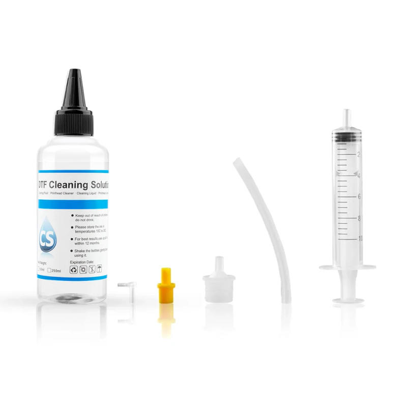 Description Picture 2 of item100ml DTF Ink Cleaner Cleaning Solution Liquid For DTF (Direct Transfer Film) Printer Printhead Tube Cleaning