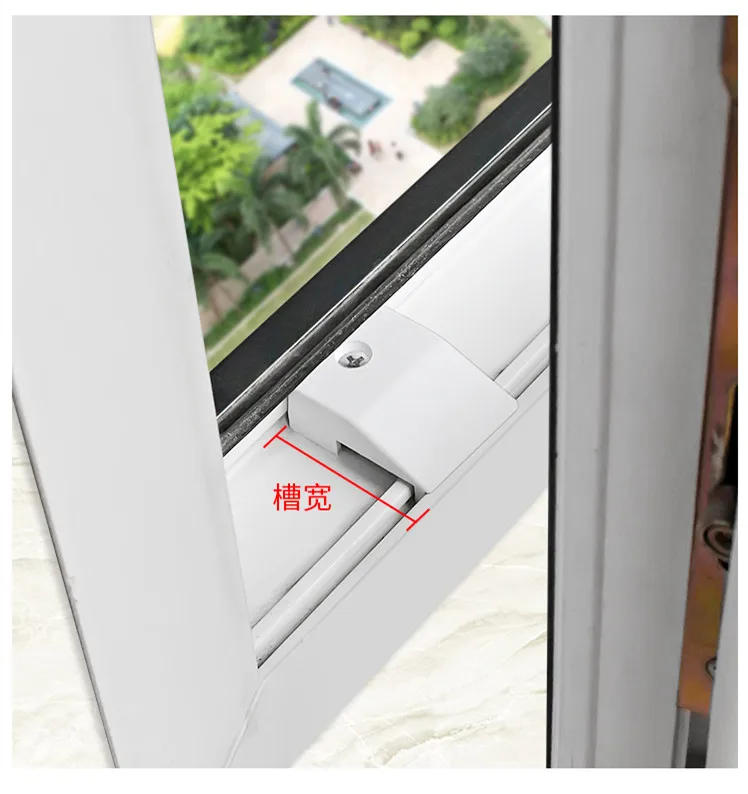 Description Picture 6 of item4/10pcs Plastic Steel Window Anti-sink Block Casement Windows Lift Block Gasket Push and Pull Window Fittings Household Tools