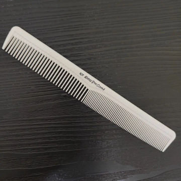 Plastic Pro Hairdressing Combs Anti-Static Anti-slip Straight Hair Brushes Durable White Hair Cutting Comb Barber