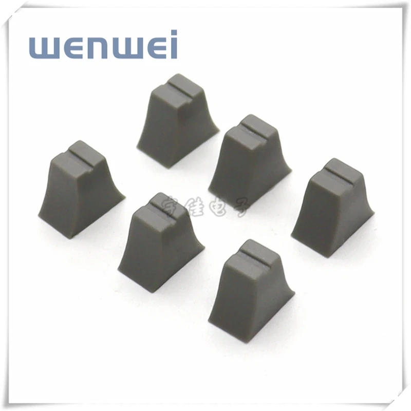 Description Picture 3 of item10Pcs/Lot 12*7*10.5MM Grey Plastic Cap Mixing Board Fader Cap Straight Slide Potentiometer Switch Cap Sound Card Push Button