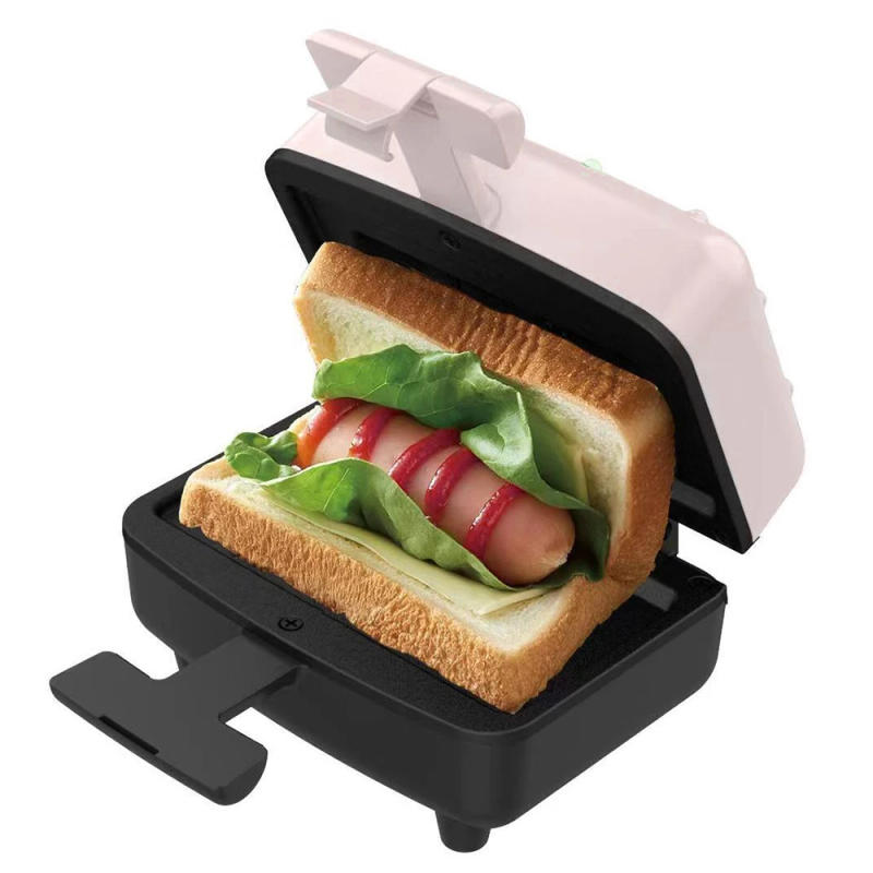 Description Picture 6 of itemBreakfast Sandwich Maker Compact Electric Sandwich Maker with Non-Stick Plates / Indicator Light / Non Slip Handle Double-Sided