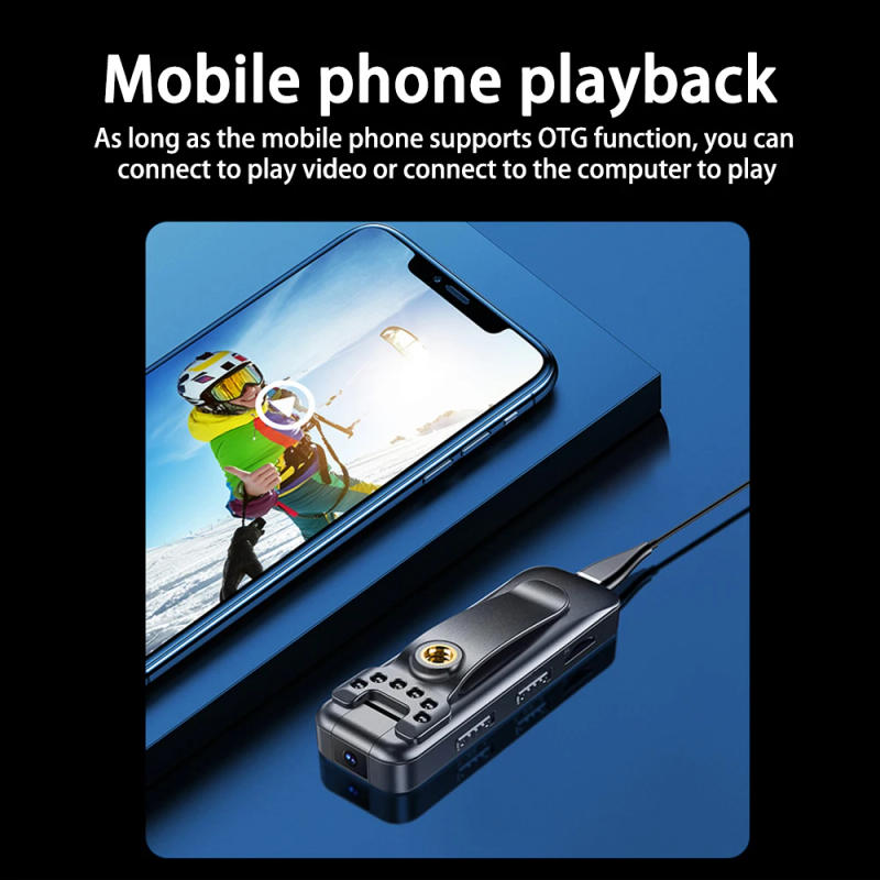 Description Picture 6 of itemHD 1080P Mini Digtal Bodycam Camera with Screen Sport DV Audio Voice Recorder Night Vision Motion Detect Body Cam Bike Camcorder