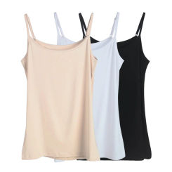 Top Female Camisoles Women Camisoles Summer Girl Sexy Strap Cotton Sleeveless Thin Camisole Vest  All-match Lingerie T-shirt
