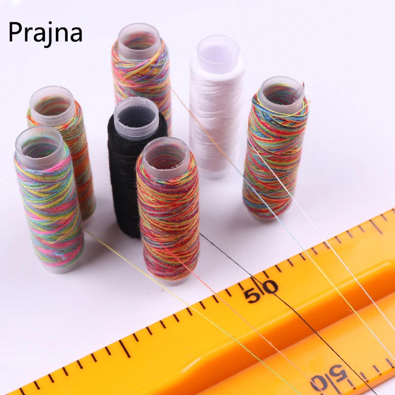 Description Picture 4 of itemBlack White Sewing Thread 40s/2 Sewing Tools Quilting Supplies Polyester Sewing Threads Hand Stitching Thread for Sewing Machine