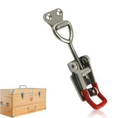 Adjustable Cabinet Boxes Lever Handle Lock Hasp Toggle Catch Toggle Clamp For Sliding Door Furniture Hardware