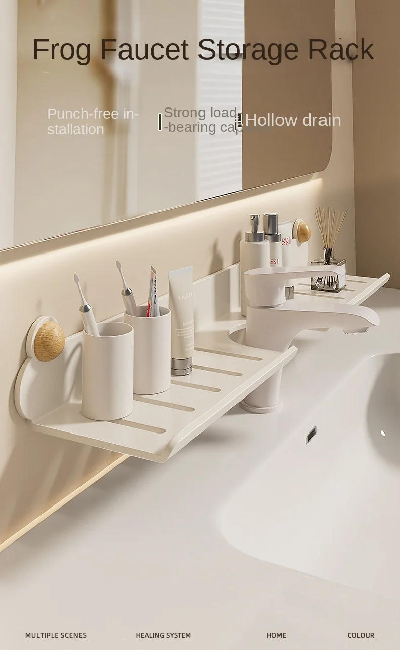 Description Picture 2 of itemSilicone Faucet Splash Pad Kitchen Foldable Drainage Basin Dry Pad Tray Draining Proof Sink Splash Multifunctional Wash