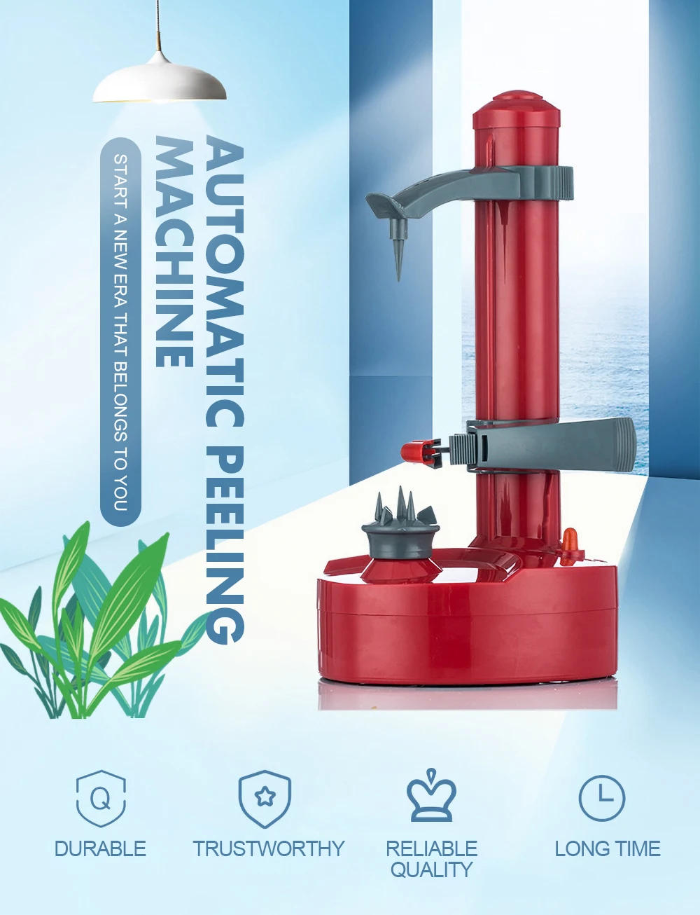 Description Picture 2 of itemMultifunctional Electric Automatic Peeler Multi-function Fruit and Vegetable Peeling Machine Planing