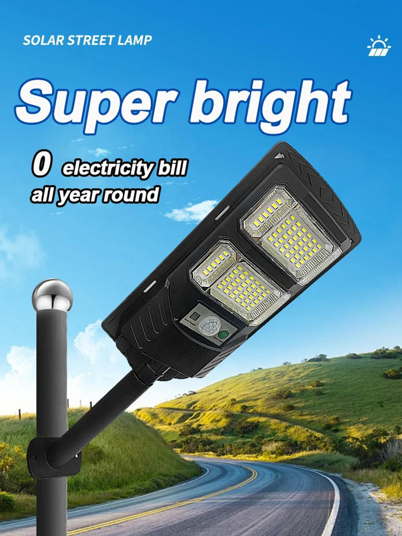 Description Picture 3 of itemSuper Powerful LED Solar Street Lights Outdoor Solar Lamp Motion Sensor 3 Mode Security Lamp Garden Garage Waterproof Wall Light