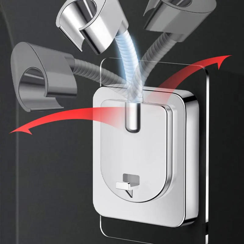 Description Picture 2 of itemCreative Shower Head Holder Universal 360° Adjustable Bathroom Showerhead Rack Sprayer Fixed Base Bracket