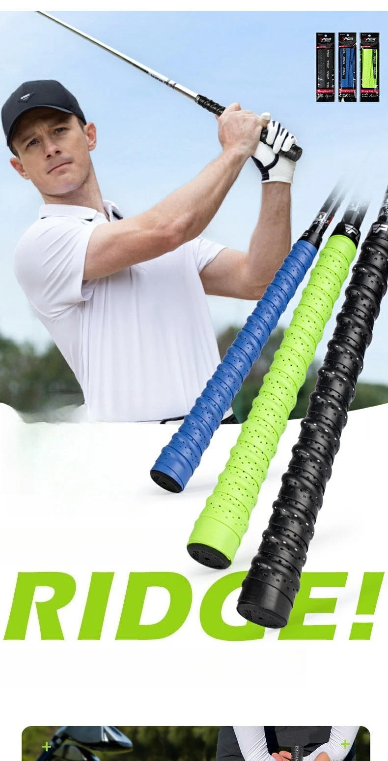 Description Picture 2 of itemPGM 5pcs Golf Clubs Grip Strap Breathable Anti Slip Keel Sweat Absorbing Hand Tape ZP054
