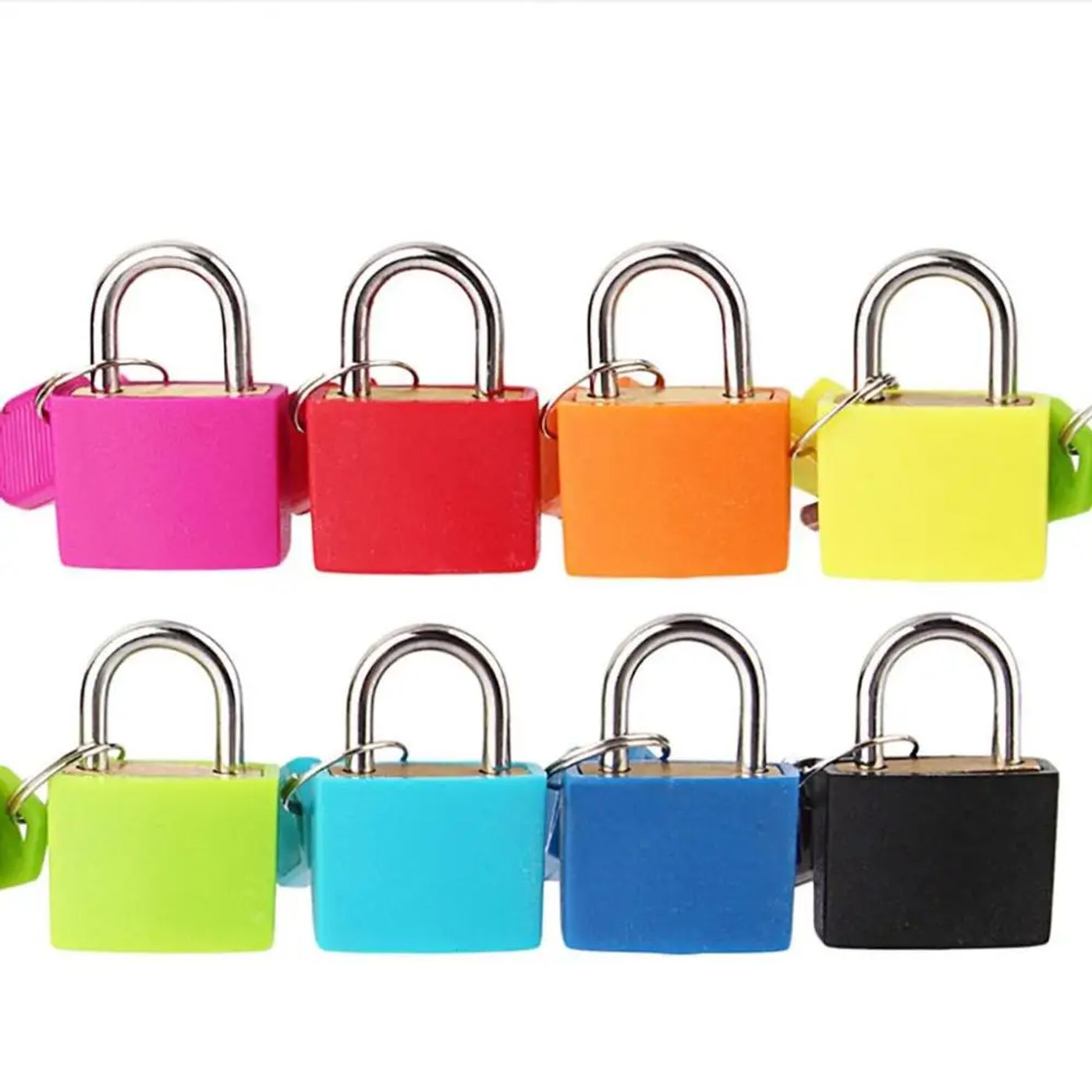 Description Picture 2 of itemSteel 1 pcs Home,Travel Use With 2 Keys Lightweight Anti Theft Drawer Lock Padlock Diarybook Decor Small Lock