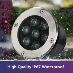 LED Underground Light 6W 7W 12W IP67 Waterproof In Ground Lamp Outdoor Landscape Lighting Garden Path Deck Step Buried Light
