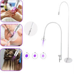 5V USB 5W Ultraviolet LED Spotlight Adjustment Curing Lamp Nail Polish Curing Grafting Eyelashes Glue Curing Lamp Beauty Tool