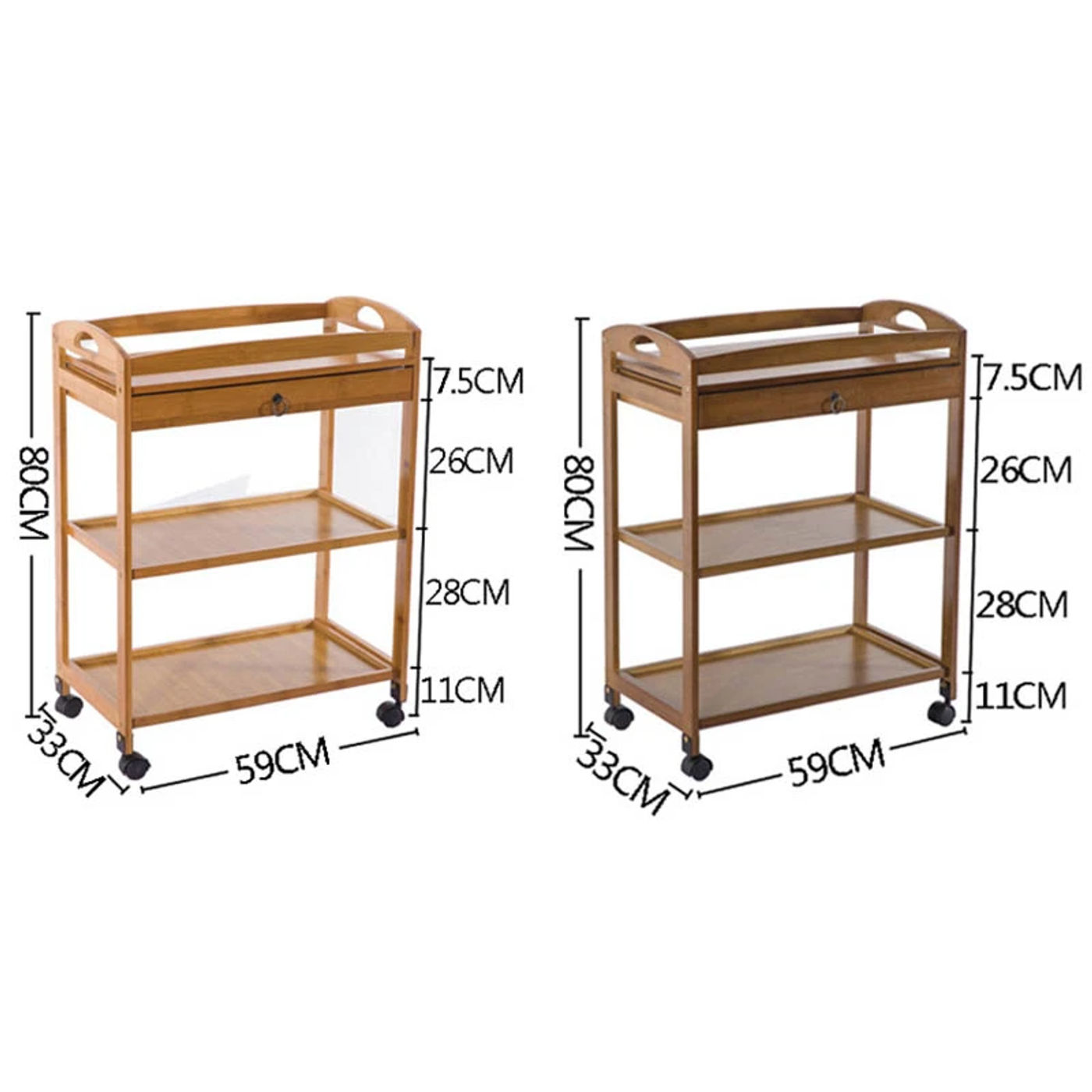Description Picture 2 of itemCreative Designer Salon Trolley Villa Bathroom Multifunctional Trolley Barber Shop Tools Cart Durable Coffee Shop Storage Rack H