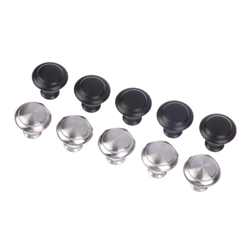 Description Picture 4 of item5Pcs Stainless Steel Kitchen Cabinet Knobs Silver Matte Black Color Door Handles Wardrobe Cupboard Drawer Pull Furniture Handle