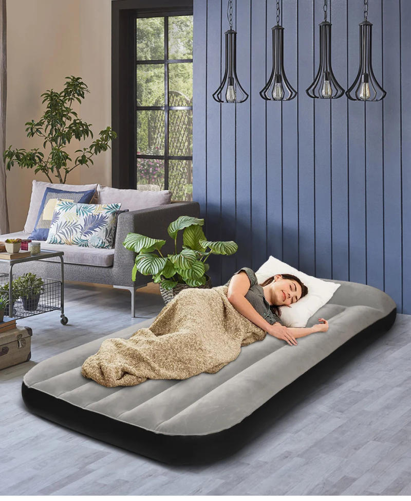 Description Picture 2 of itemAir cushion inflatable mattress camping air cushion bed built-in pillow foldable storage suitable for home camping travel hikes