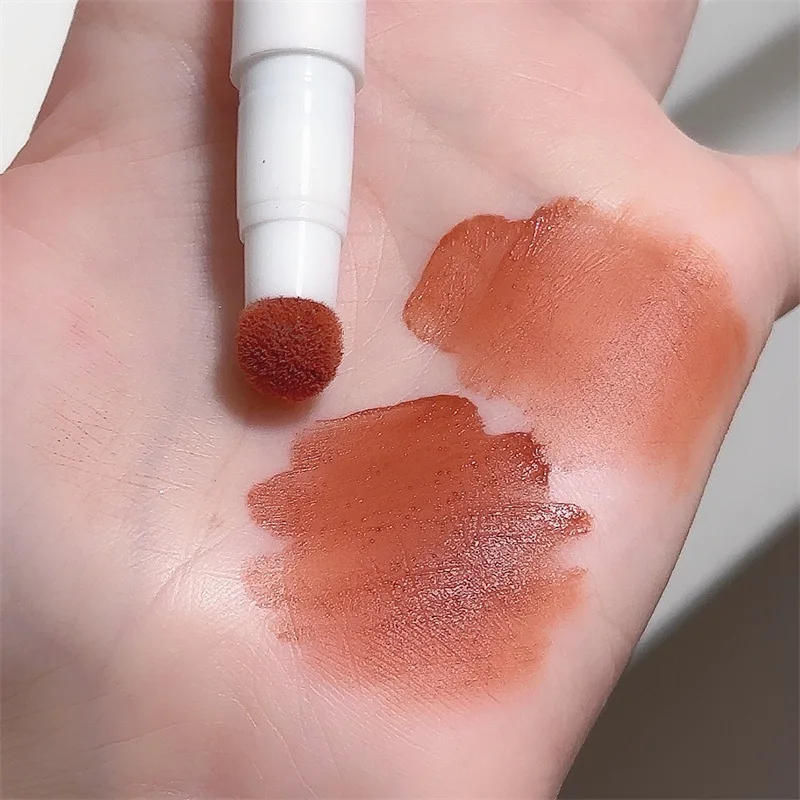 Description Picture 6 of itemLip Gloss Cream Air Cushion Lips Cream Matte Brick Red Lip Glaze Mud Lipstick Pen Non-Stick Cup Female Lip Tint Korean Makeup