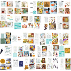 Honey-Bee August 2024 Metal Cutting Dies And Stamps For Scrapbooking Donut Days Stencil Embossing Mold Diy Paper Cards Craft