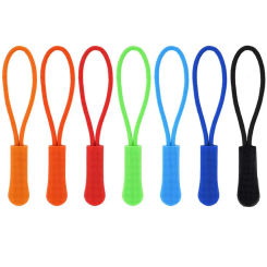 10-100pcs Zipper Pull Puller End Fit Rope Tag Replacement Clip Broken Buckle Fixer Zip Cord Tab Travel Bag Suitcase Tent