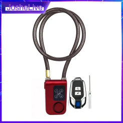 Smart Alarm Lock Anti-Theft Chain For Bike Gate APP Wireless Remote Control Blue Electric Door Spiral Four-digit Passwords