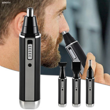 4-In-1 Rechargeable Men'S Electric Nose Ear Hair Trimmer Painless Women'S Eyebrow And Beard Trimmer Shaver