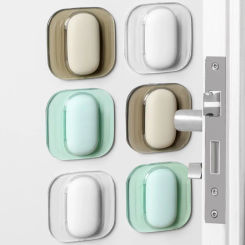Silicone Door Stopper Handle Bumpers Self Adhesive Mute Anti-Shock Protection Home Improvement Wall Protector Pad