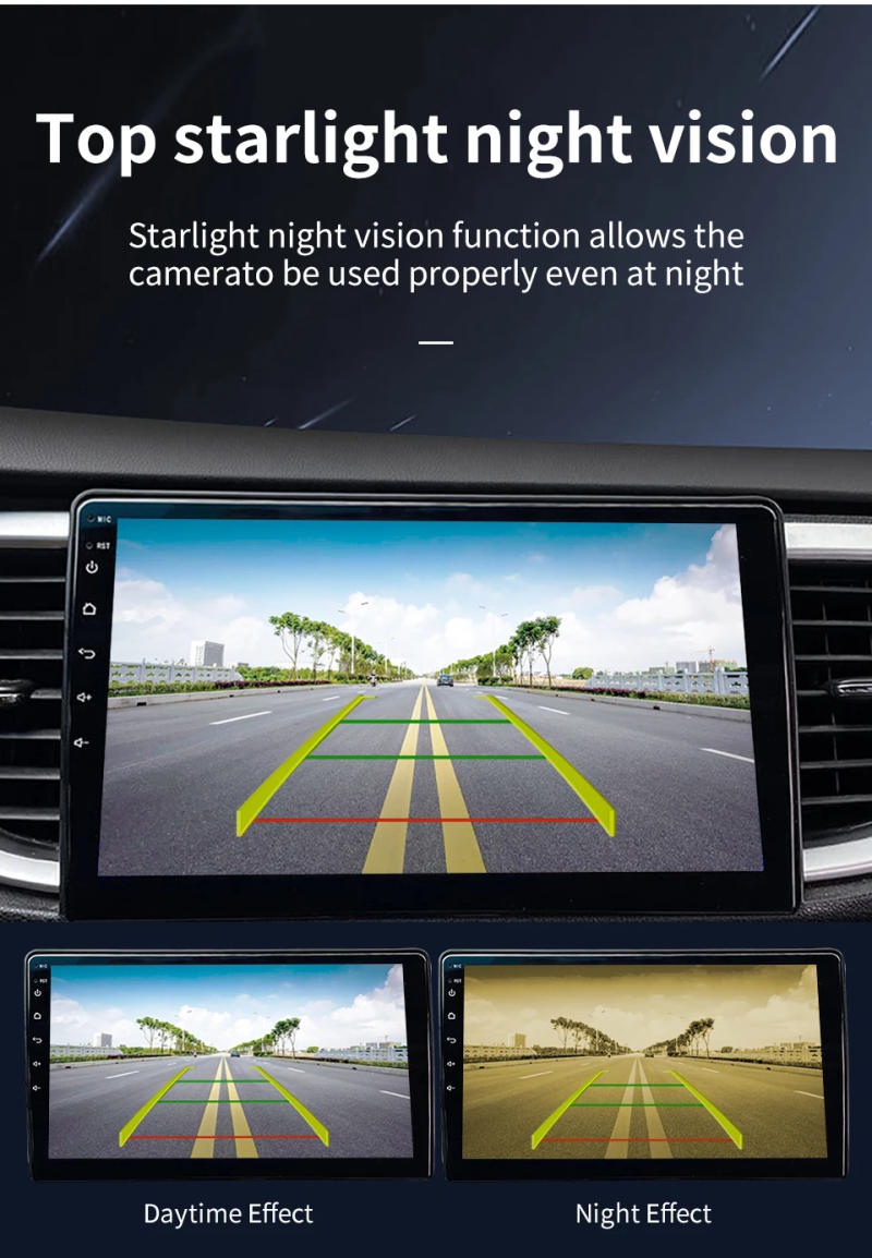 Description Picture 5 of itemCar dynamic ruler line reversing camera high-definition starlight night vision with dynamic trajectory, universal reversing imag