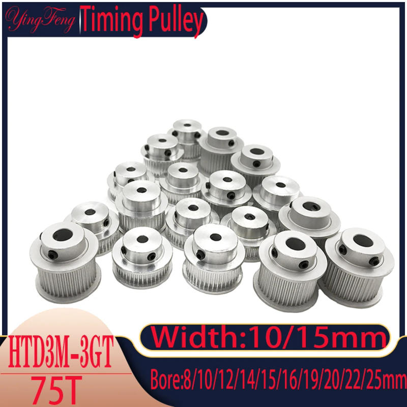 Description Picture 2 of item3GT Timing Belt GT3 80 Tooth Belt Pulley Synchronous Wheel Width 10/15mm Aperture 6mm-25mm Gear 3D Printer Transmission Parts
