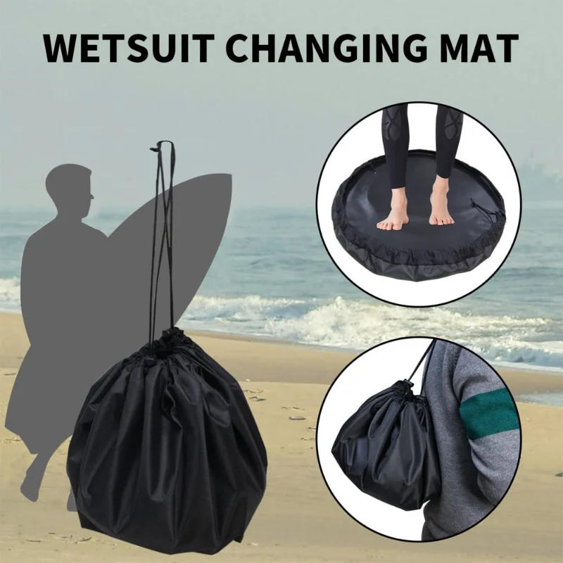 Description Picture 4 of itemWetsuit Changing Bag Mat Compact Folding 2 IN 1 Waterproof Bag Nylon Dry Bags Carrying for Surfers Boaters Diving Suit Storage