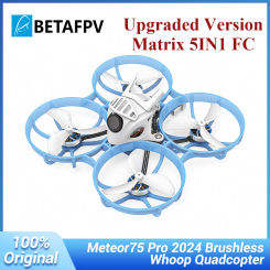 BETAFPV Meteor75 Pro Brushless Whoop Quadcopter 2024 Upgraded Matrix 1S Flight Controller ELRS 2.4G Racing Drone RC Airplane