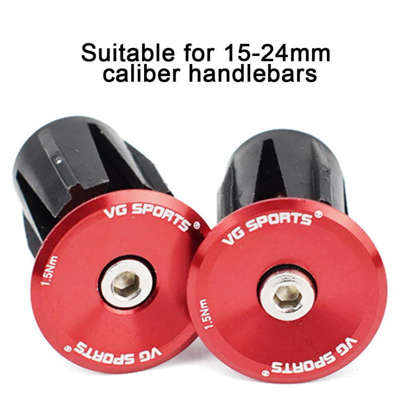 Description Picture 6 of itemRoad Bike Handlebar Grip Ends Cap Racing Cycling Handle Bar Plugs Road Bike Handlebar Grip End Cap Lock Bicycle Accessories