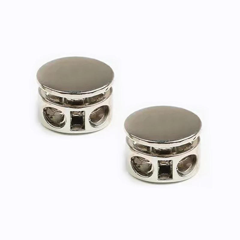 Description Picture 3 of item10Pcs Metal Cord Lock Stopper Adjustment Spring Elastic Rope End Button Toggle Clamp Clip Sewing Garments Hat Buckle Decor