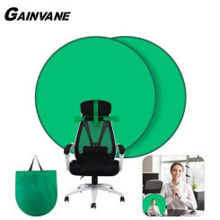 GAINVANE Background Solid Color Green Screen Chair Photo Backdrop Studio Photography Prop Simple Foldable Reflector 75/110/142CM
